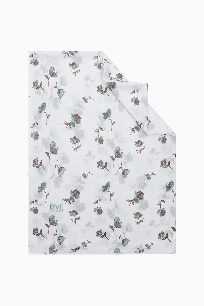 Fivescarf Mint Yeşili Relax Gelincik Şal