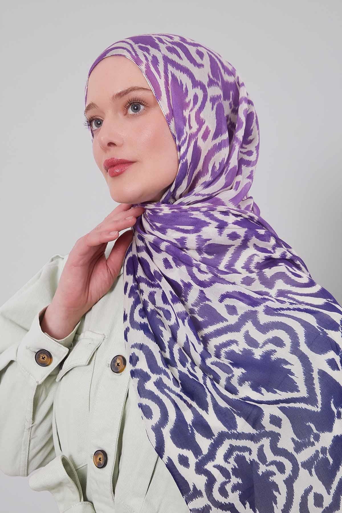 Fivescarf Morcivert Renk Geçişli Vivian Şal