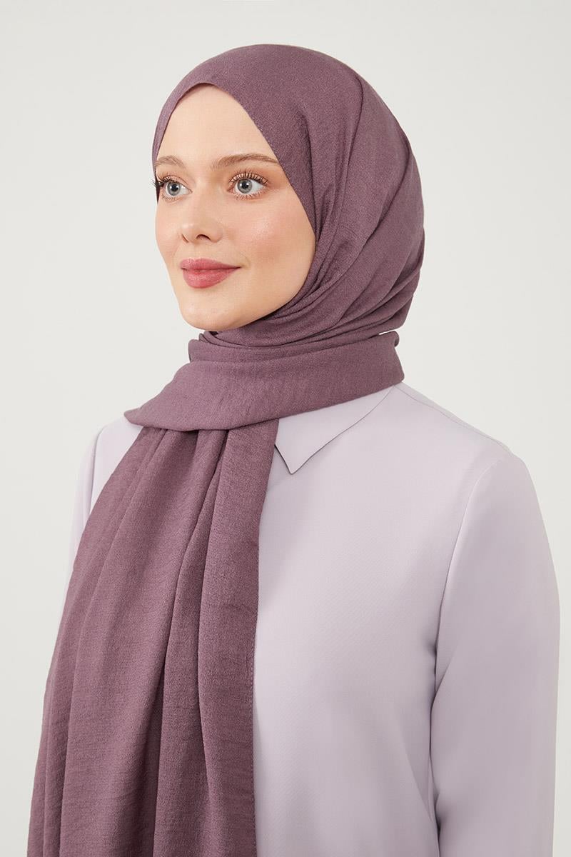 Fivescarf Mürdüm Junset Şal
