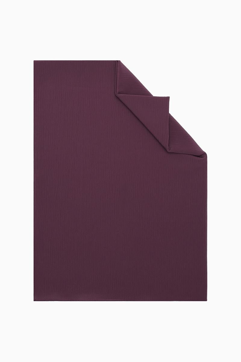Fivescarf Mürdüm Krinkıl Şal