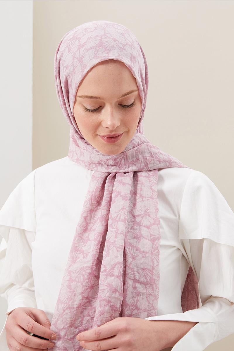 Fivescarf Pembe Ortanca Comfort Line Şal