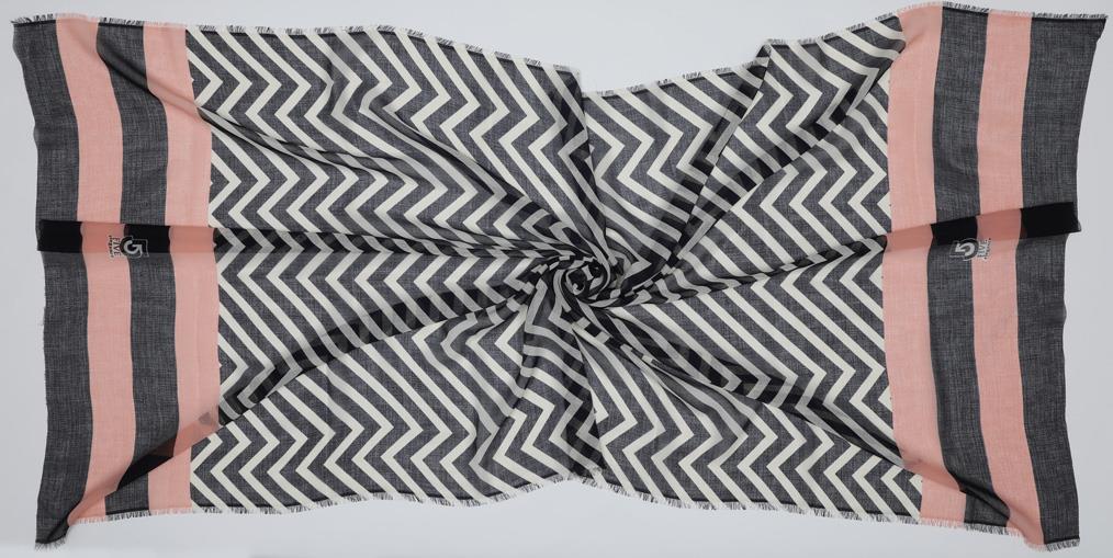 Fivescarf Pudra Desenli Pamuk Şal