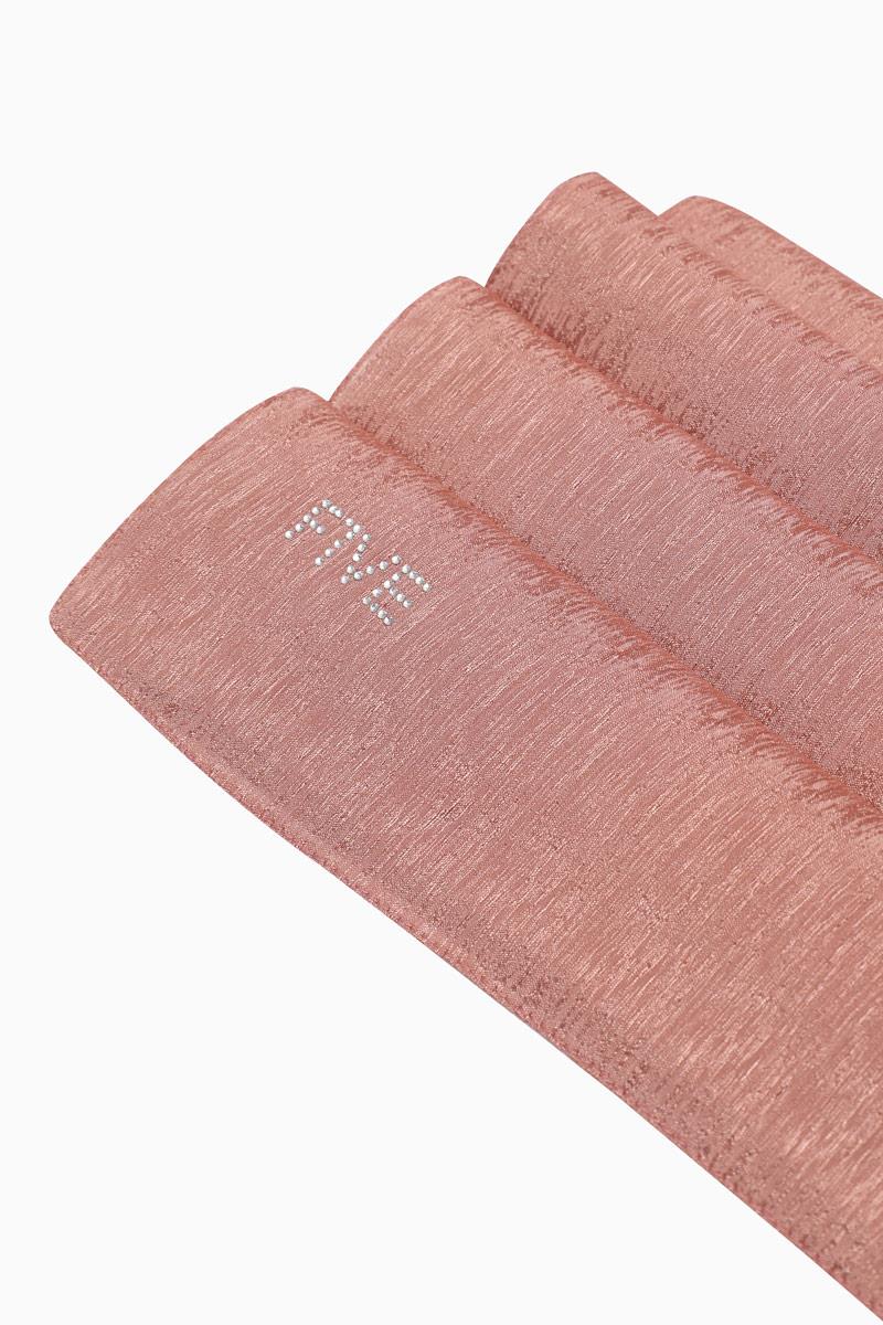 Fivescarf Pudra Elmas Abiye Şal