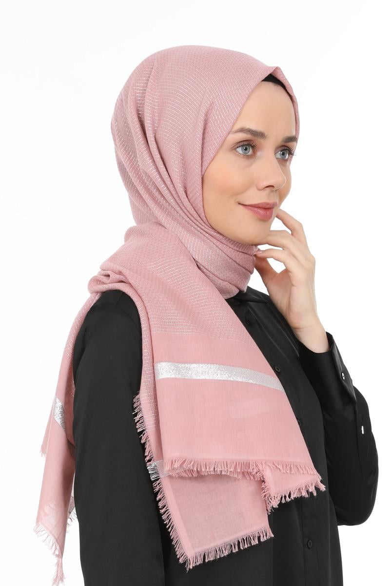 Fivescarf Pudra Gold Relax Şal