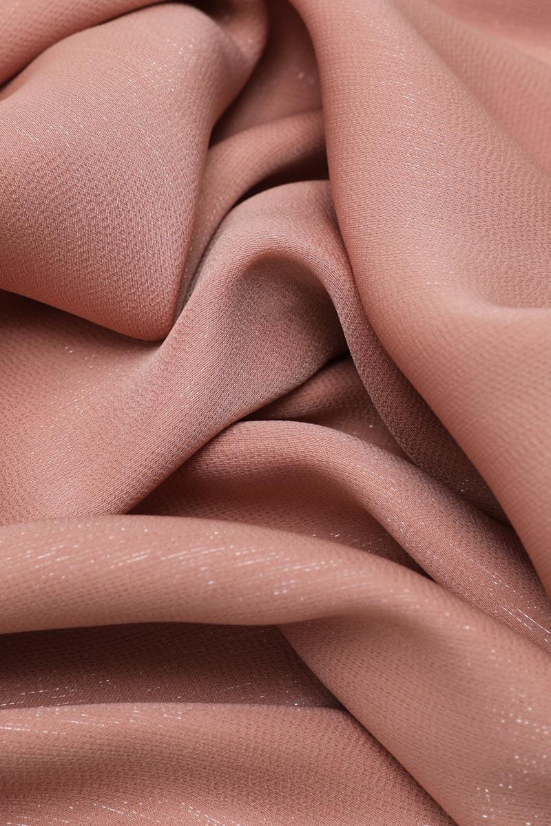 Fivescarf Pudra Simli Elmas Abiye Şal