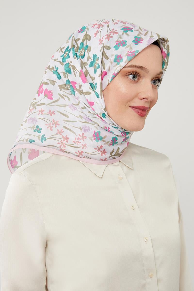 Fivescarf Pudra Soft Cotton Eşarp