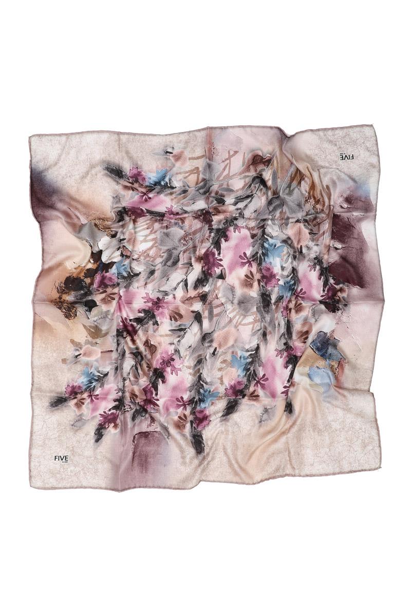 Fivescarf Pudra Twill Digital Eşarp