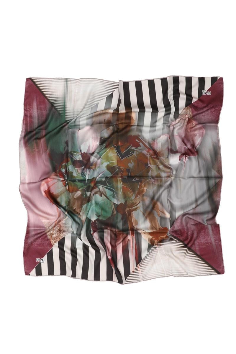 Fivescarf Pudra Twill Digital Eşarp