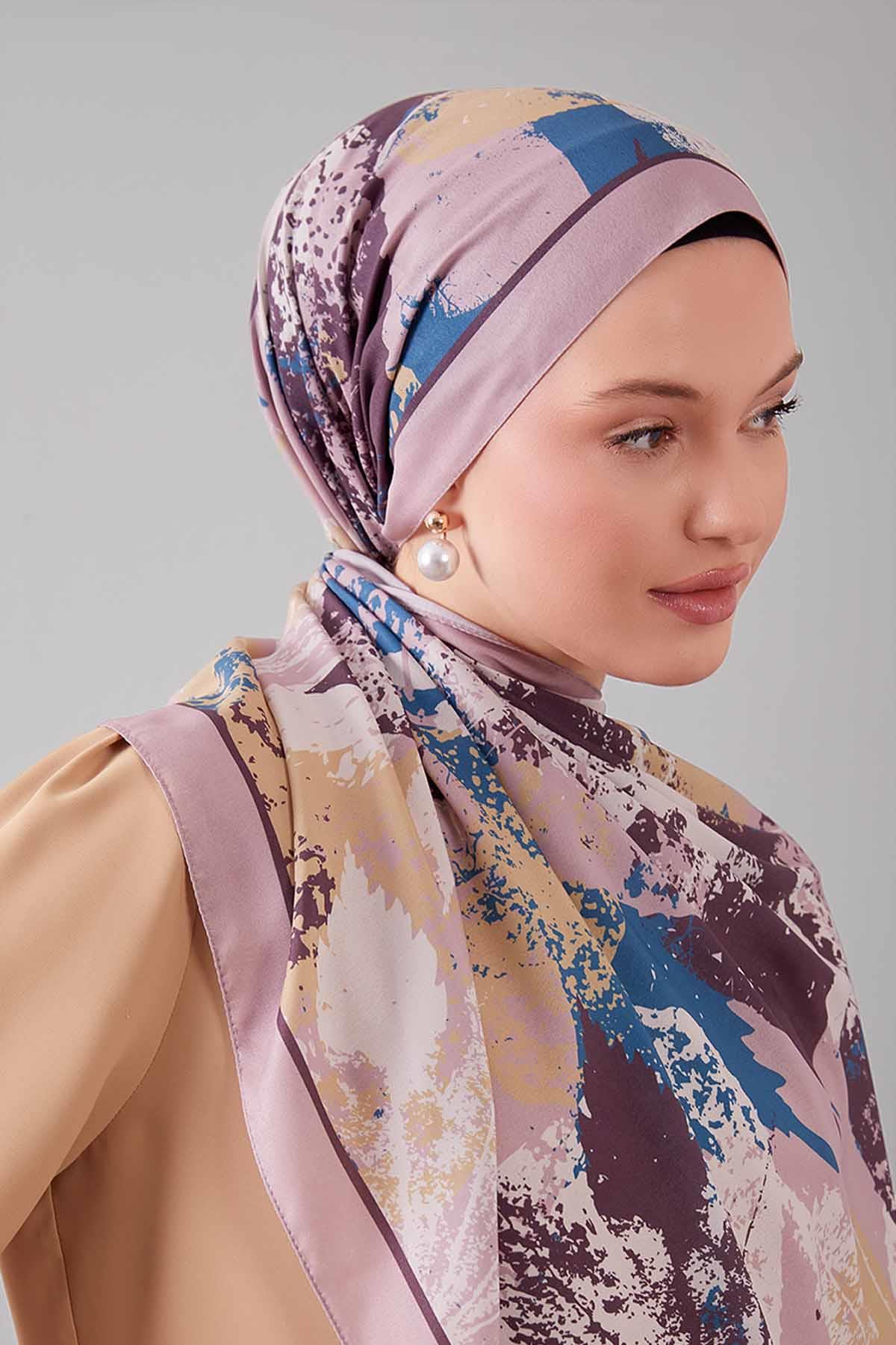 Fivescarf Pudra Yaprak Desen Moos Chrep
