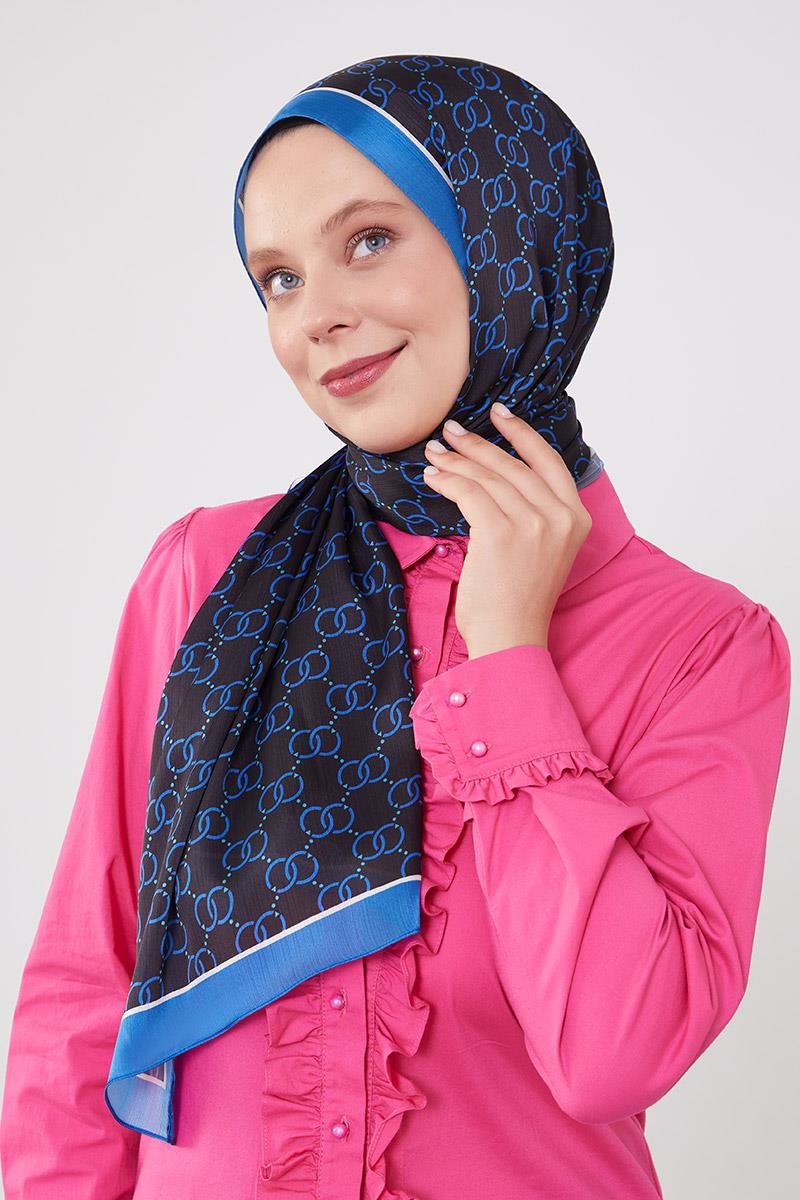Fivescarf Saks Halka Desen Brand Şal