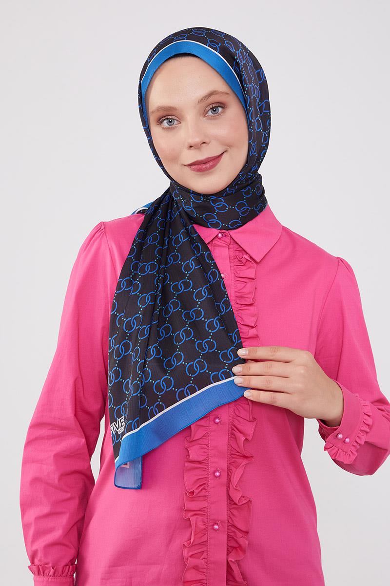 Fivescarf Saks Halka Desen Brand Şal