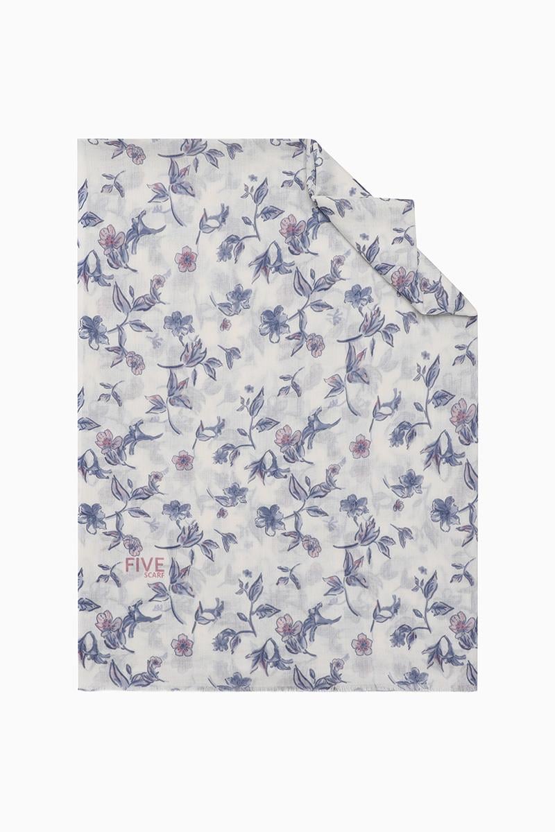 Fivescarf Saks Mavisi Relax Sardunya Şal