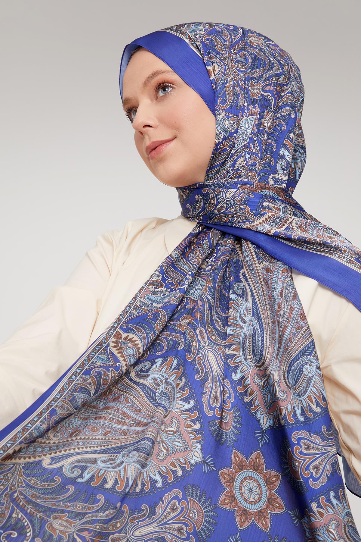 Fivescarf Saks Motif Desen Brand Şal