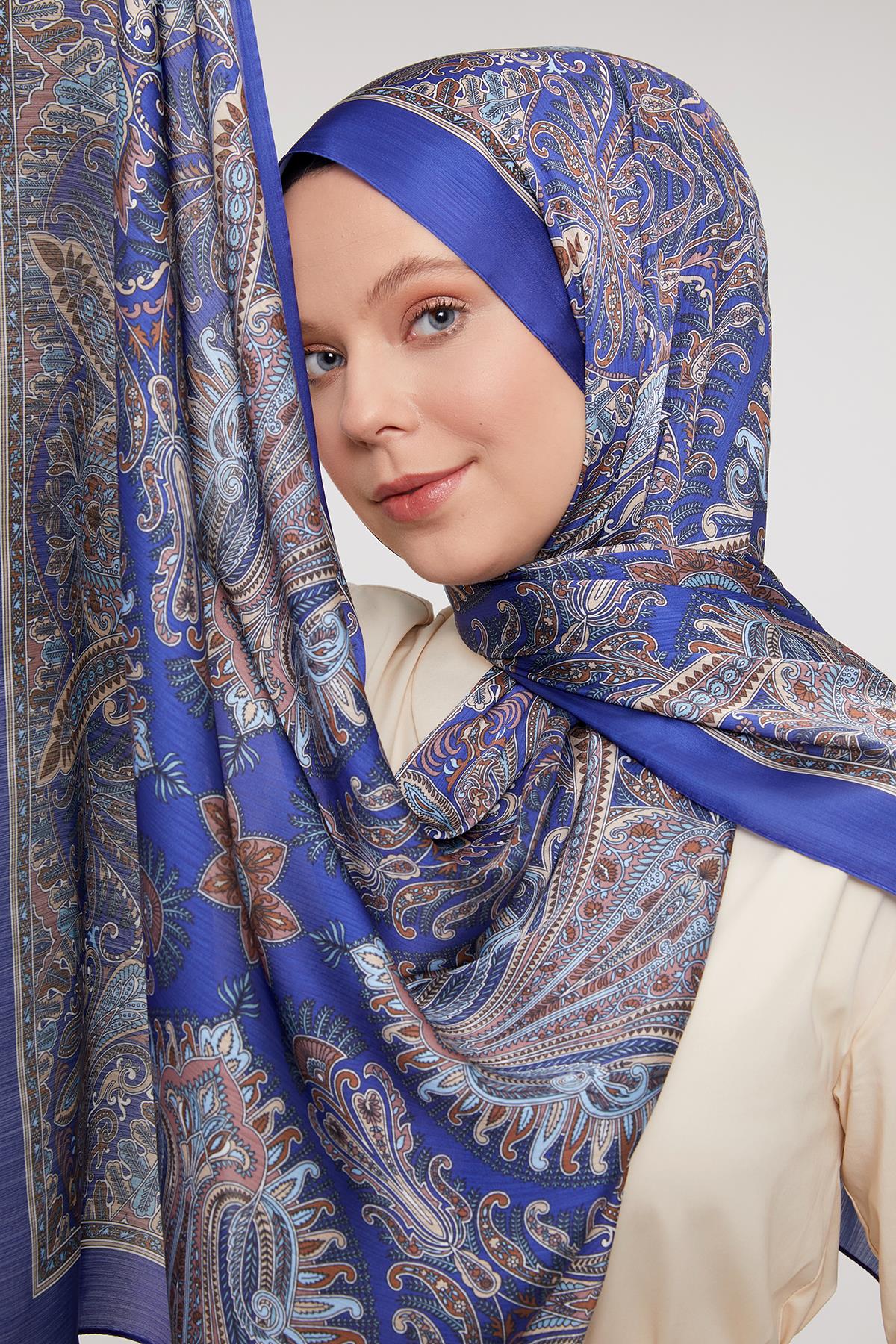 Fivescarf Saks Motif Desen Brand Şal