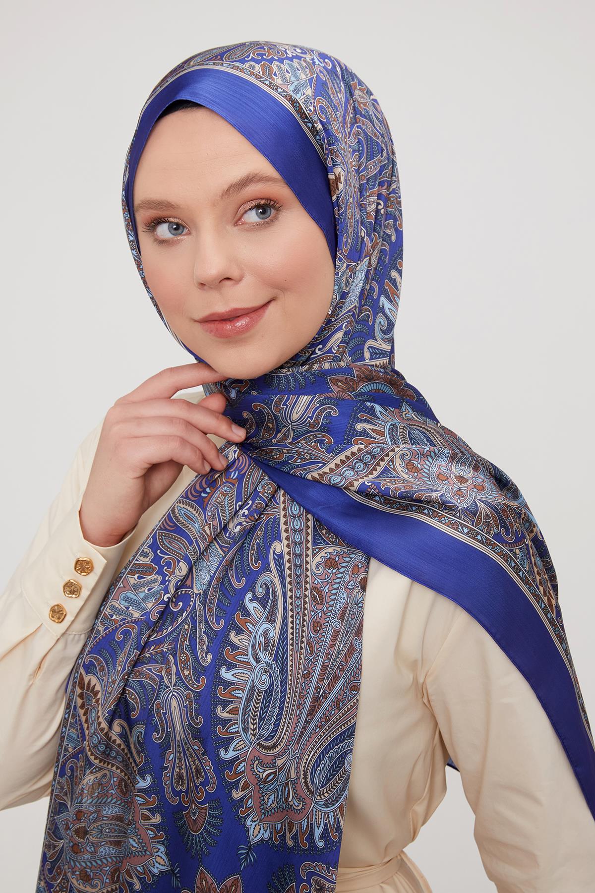 Fivescarf Saks Motif Desen Brand Şal