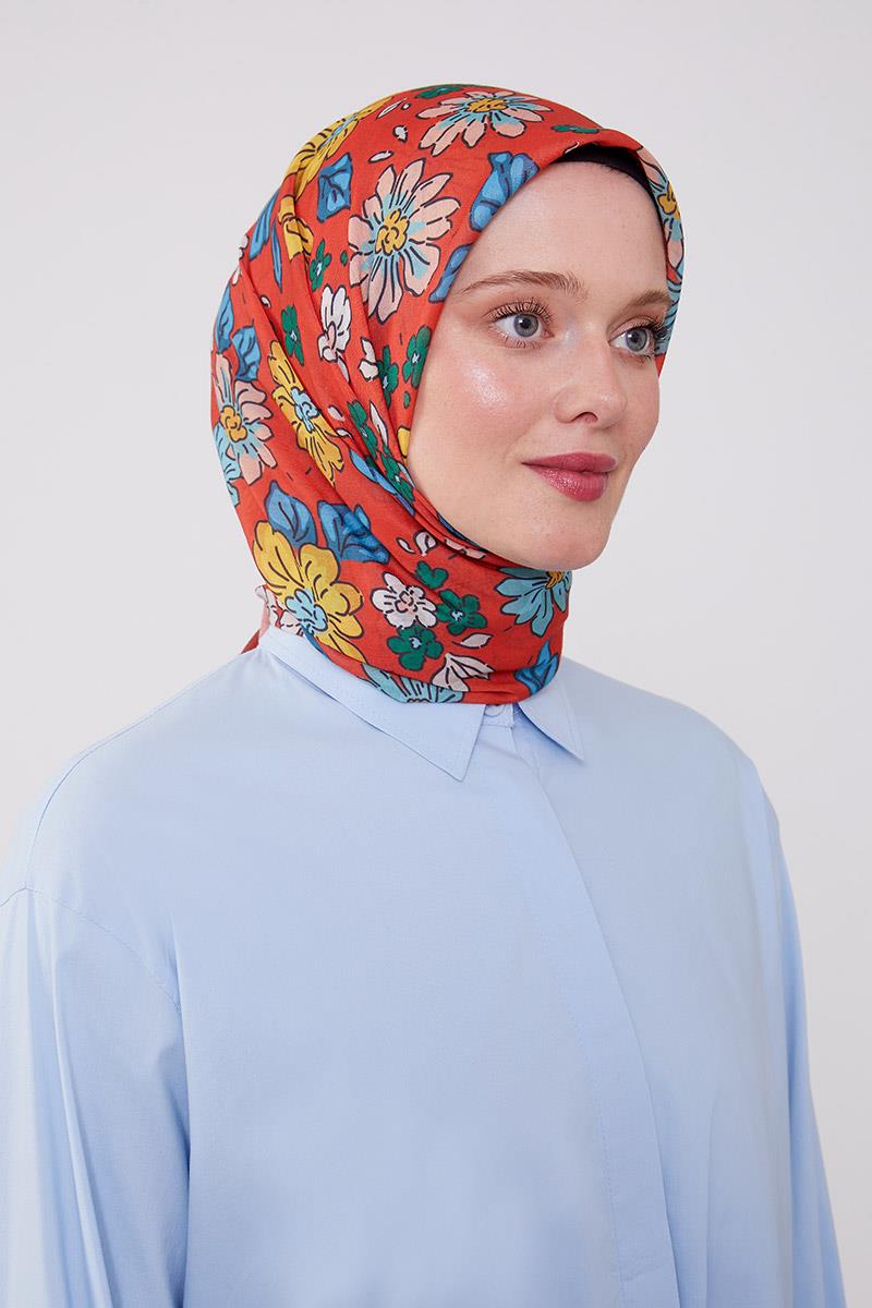 Fivescarf Sarı Soft Cotton Eşarp