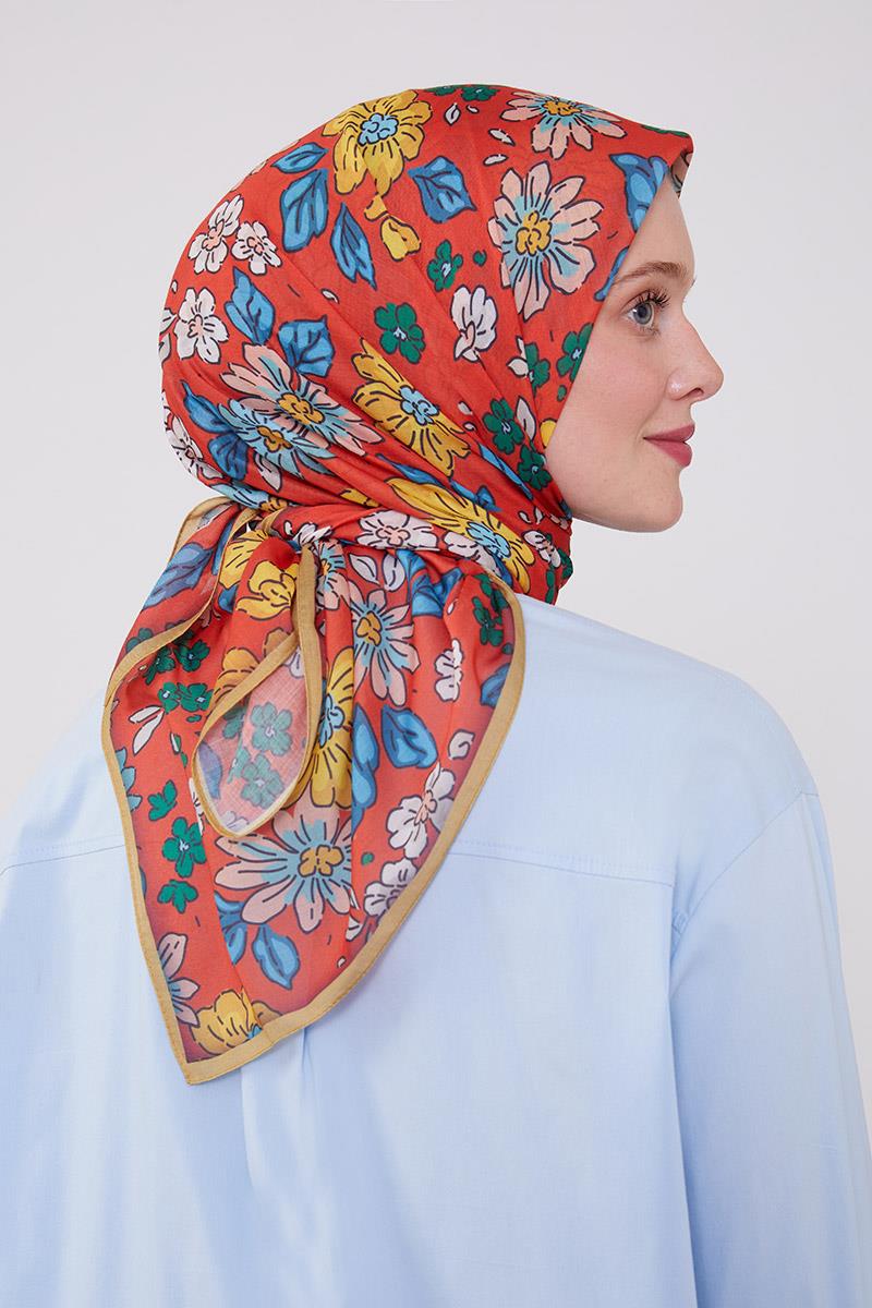 Fivescarf Sarı Soft Cotton Eşarp