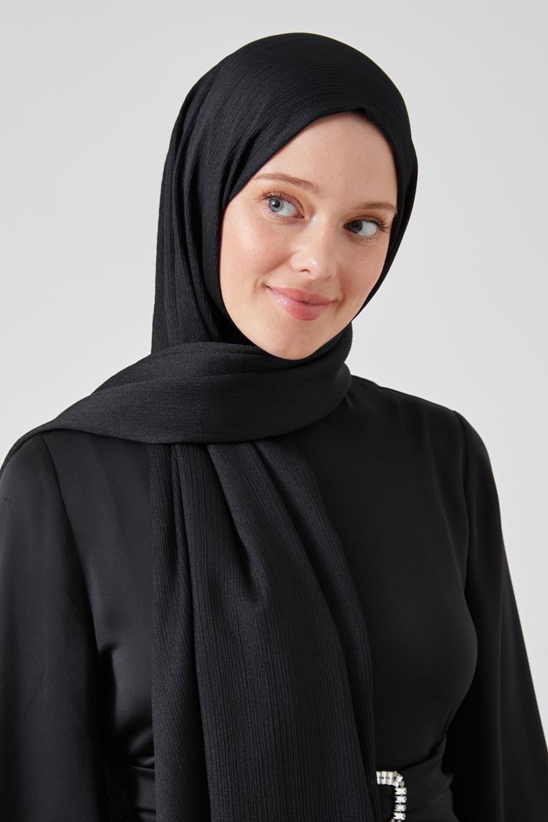 Fivescarf Siyah Crystal Şal