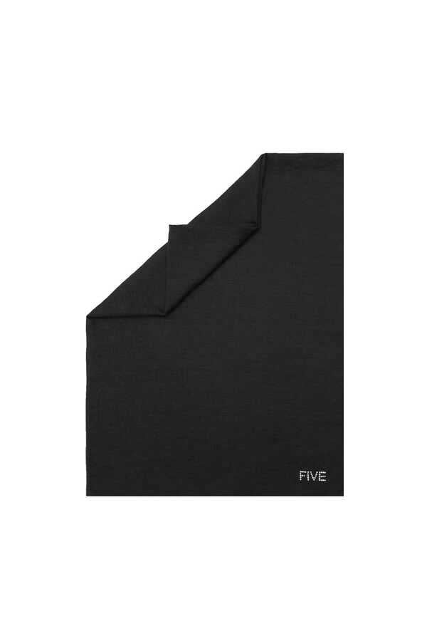 Fivescarf Siyah Junset Şal