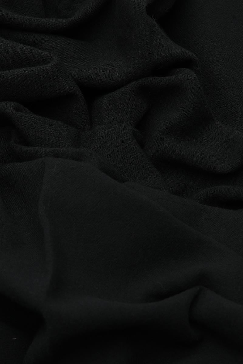 Fivescarf Siyah Naturel Pamuk Şal
