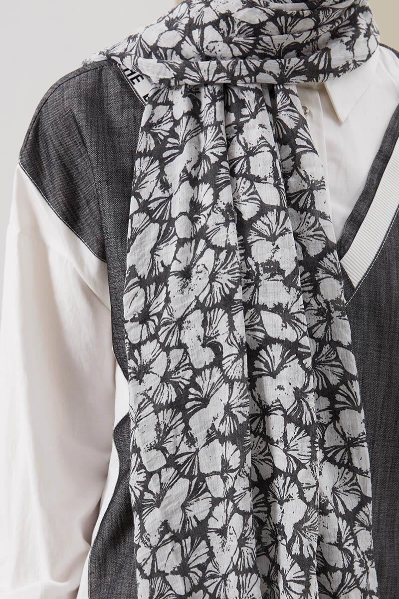 Fivescarf Siyah Ortanca Comfort Line Şal