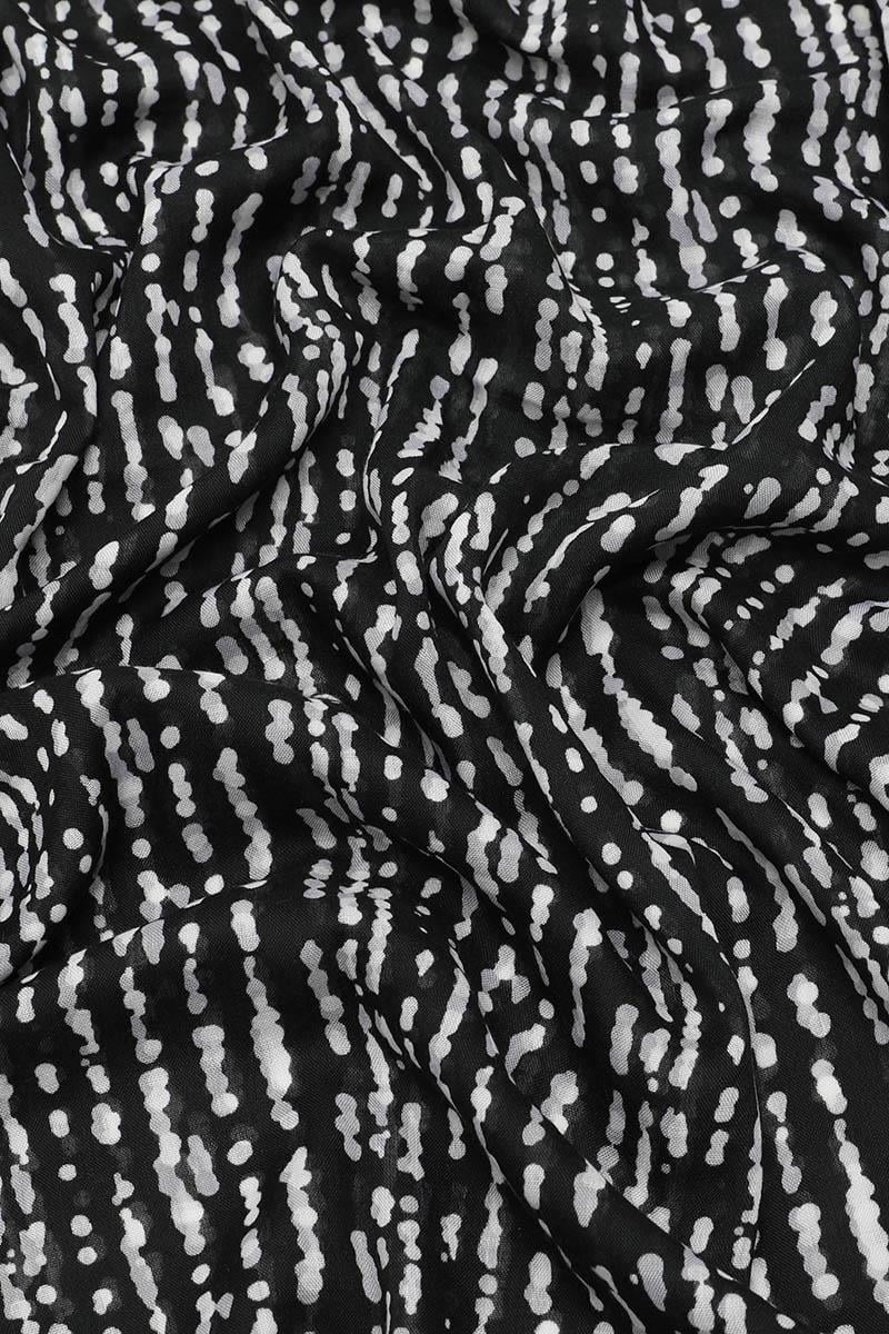 Fivescarf Siyah Relax Nokta Şal