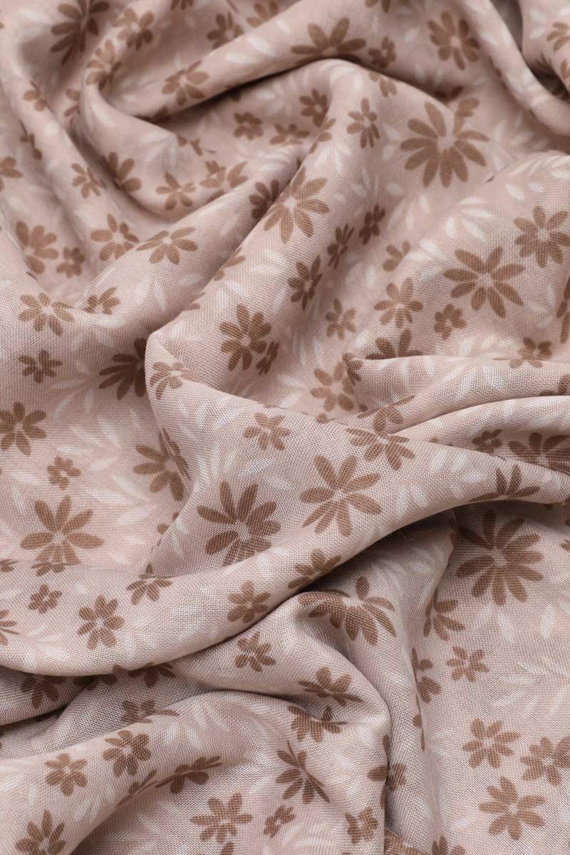 Fivescarf Somon Relax Minik Çiçek Şal