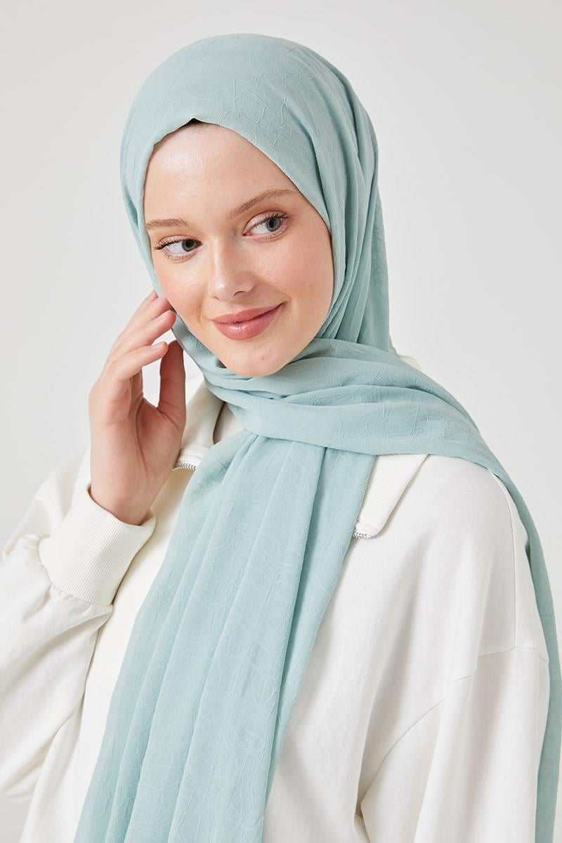 Fivescarf Su Yeşili Frozen Şal