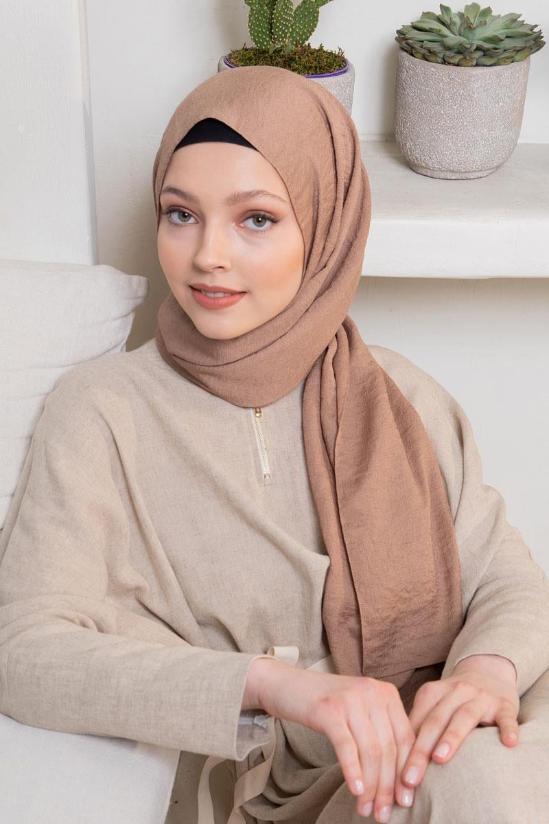Fivescarf Sütlü Kahve Junset Şal