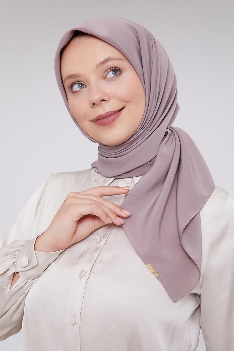 Fivescarf Sütlü Kahve Medine İpeği Eşarp