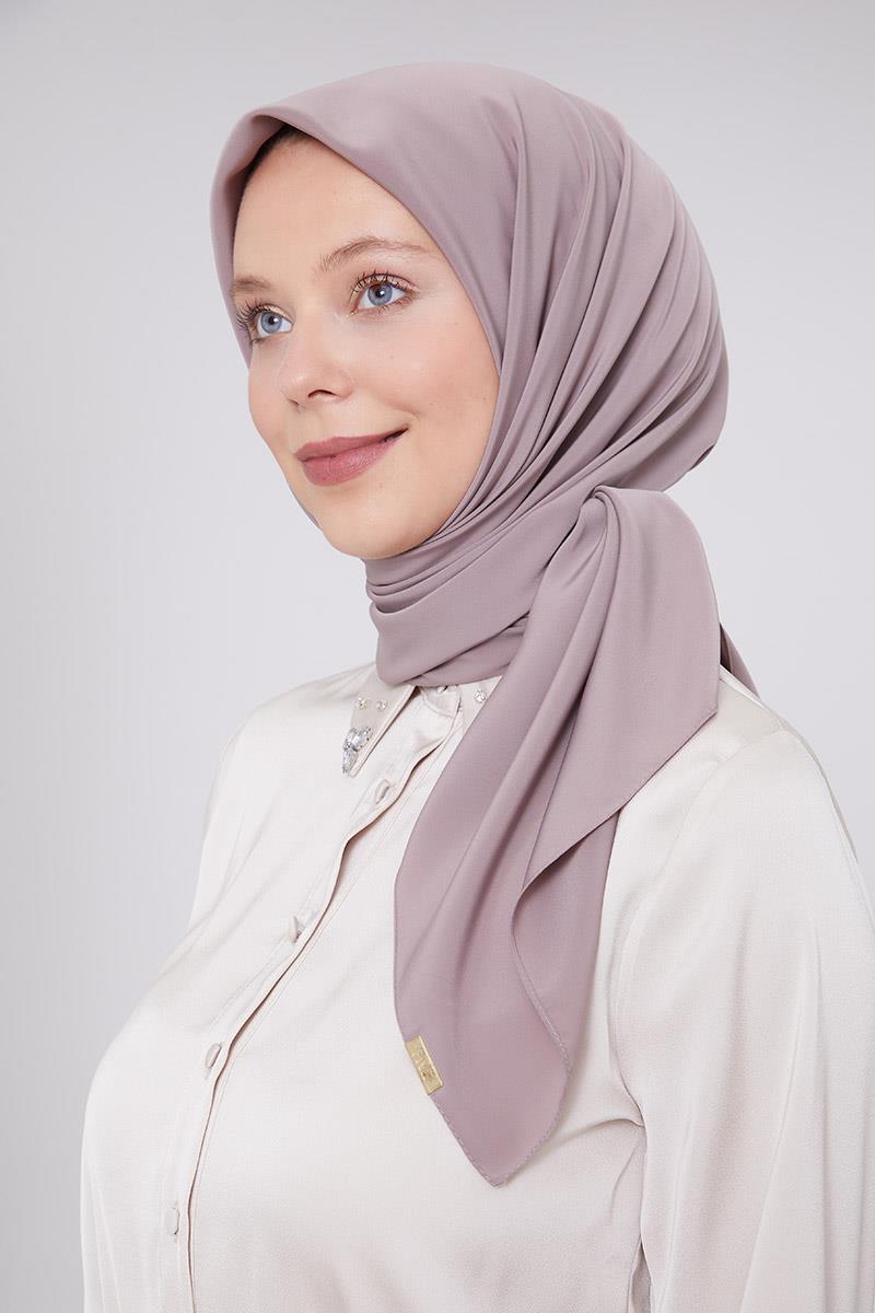 Fivescarf Sütlü Kahve Medine İpeği Eşarp