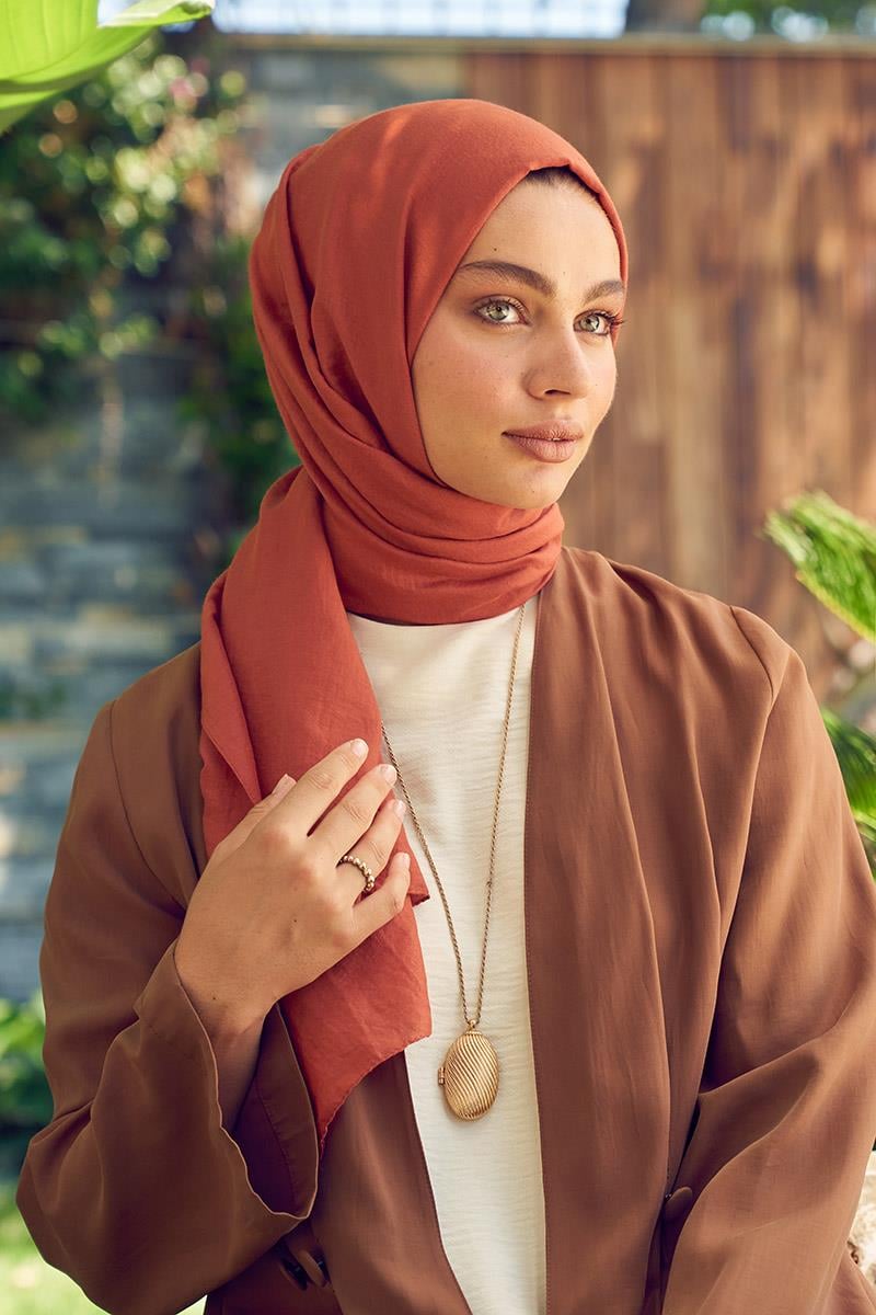 Fivescarf Taba Touch Pamuk Şal