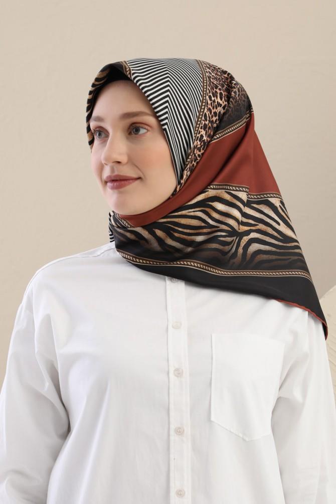 Fivescarf Taba Twill Digital Eşarp