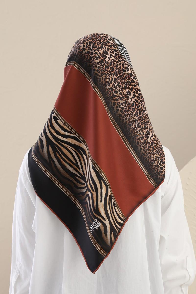 Fivescarf Taba Twill Digital Eşarp