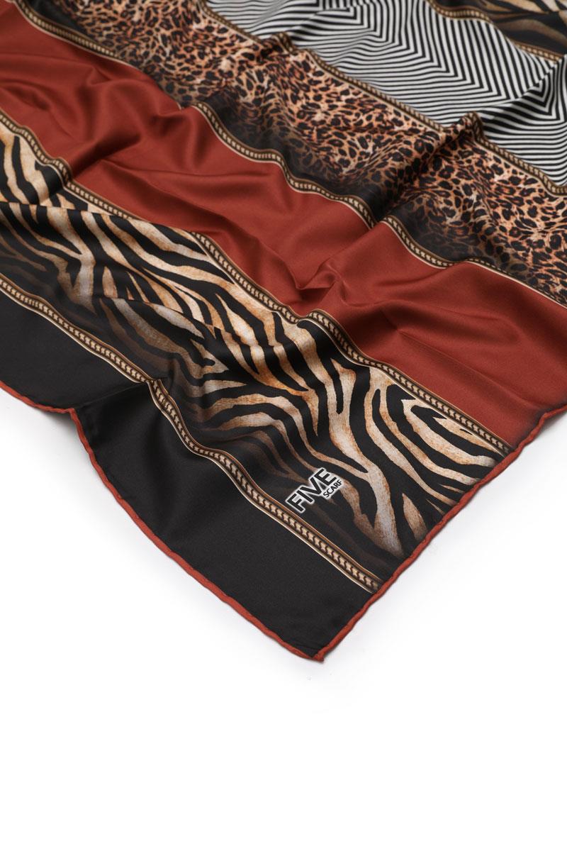 Fivescarf Taba Twill Digital Eşarp