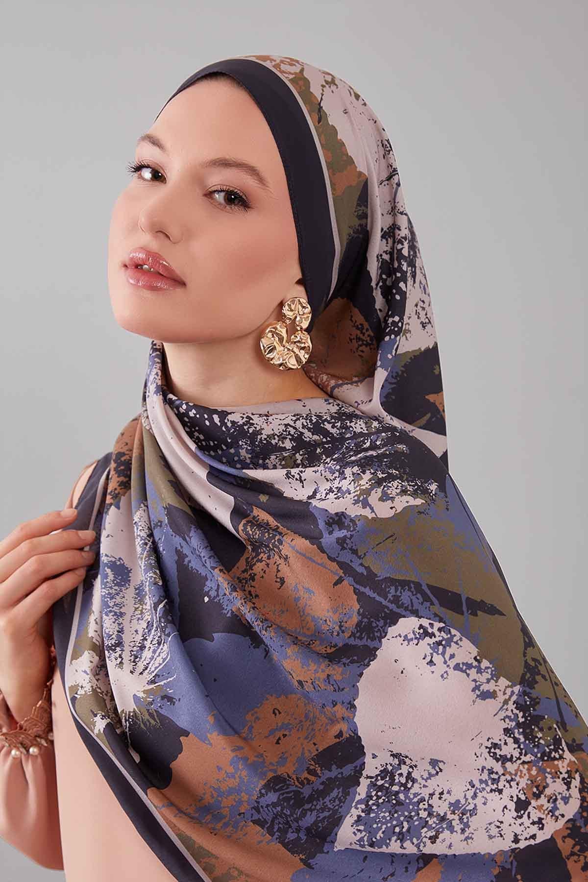 Fivescarf Taba Yaprak Desen Moos Chrep