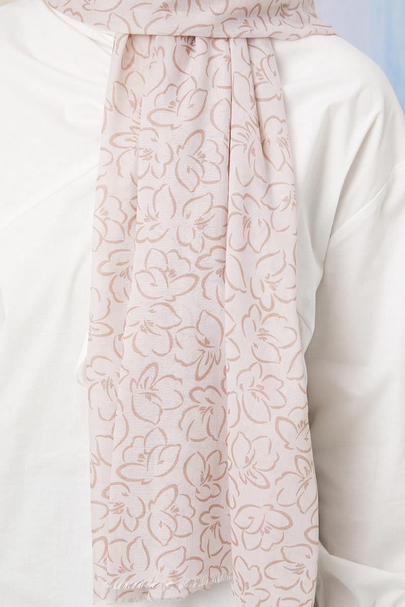 Fivescarf Taş Desenli Cotton Şal