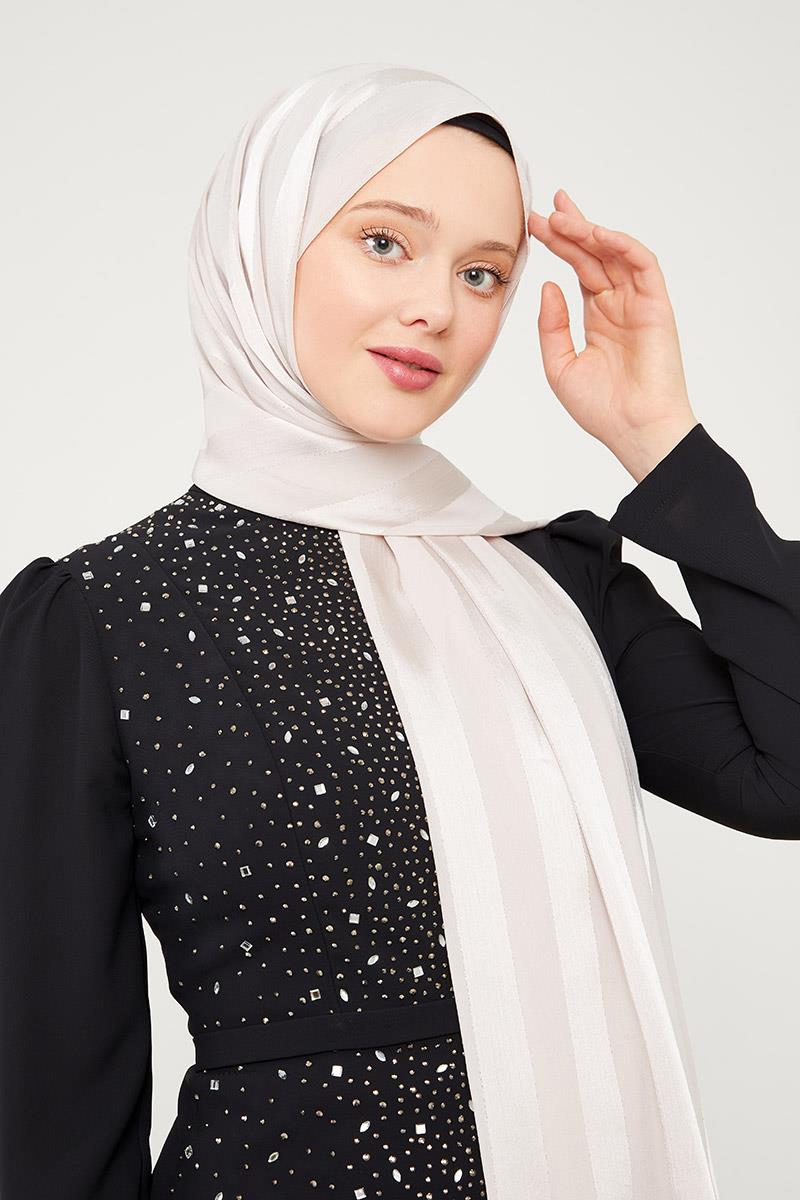 Fivescarf Taş Sim Şeritli Tokyo Şal