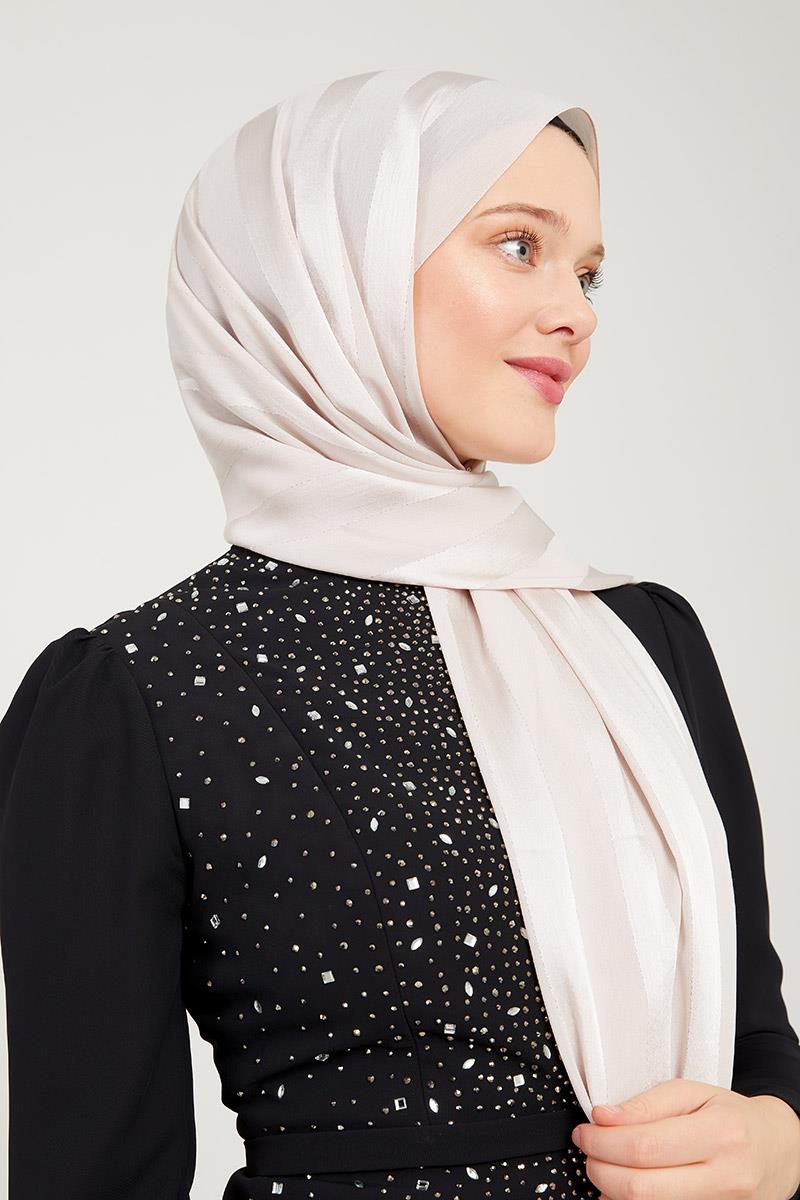 Fivescarf Taş Sim Şeritli Tokyo Şal