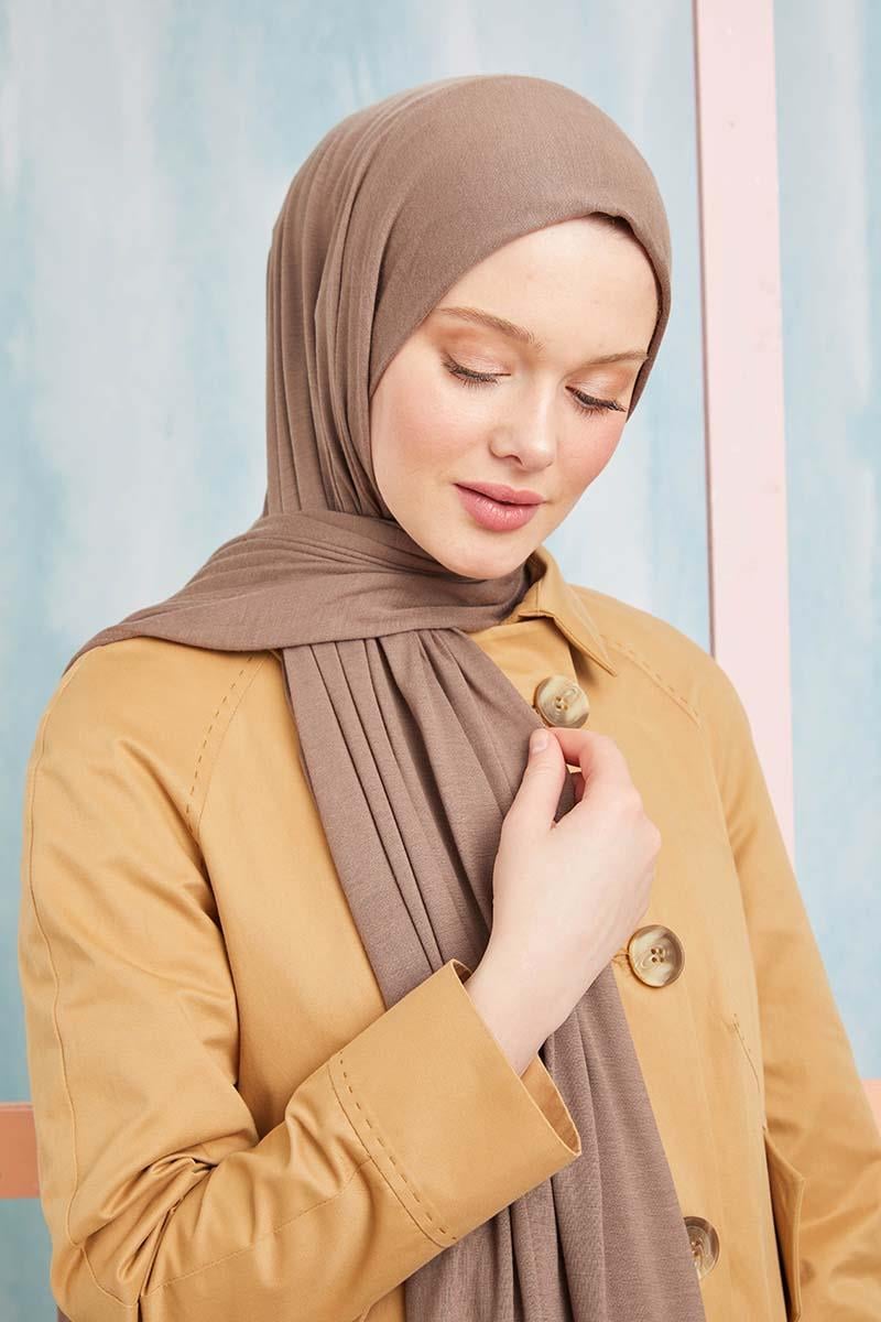 Fivescarf Tozlu Kahve Five Penye Şal