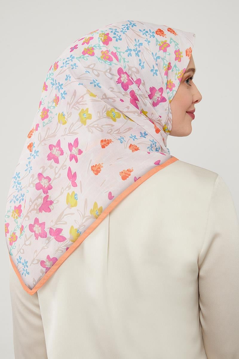 Fivescarf Turuncu Soft Cotton Eşarp