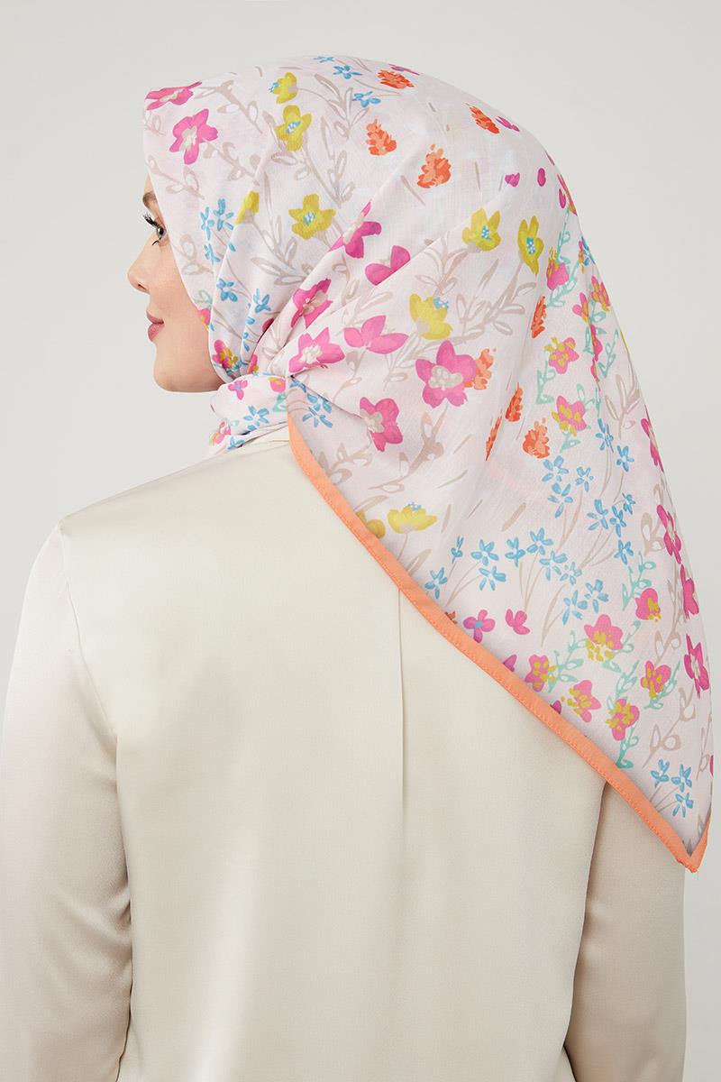 Fivescarf Turuncu Soft Cotton Eşarp