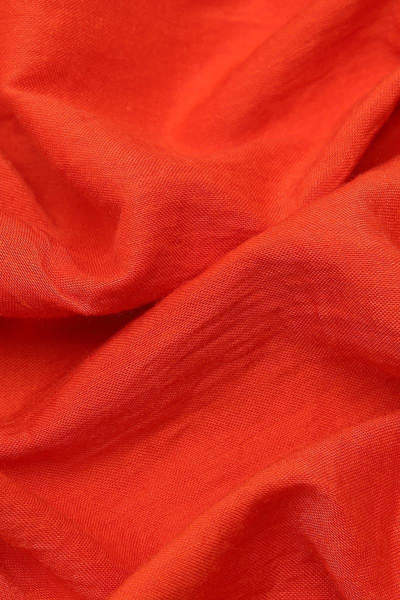 Fivescarf Turuncu Touch Pamuk Şal