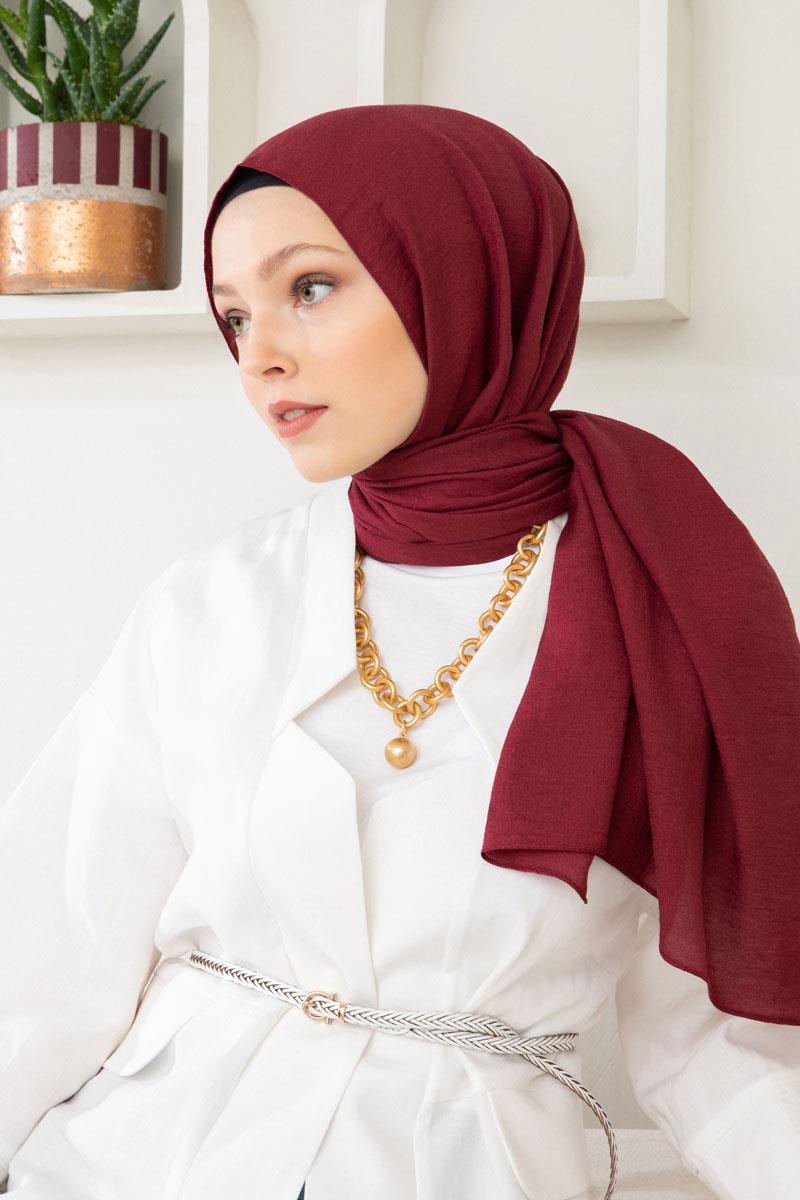 Fivescarf Vişne Junset Şal
