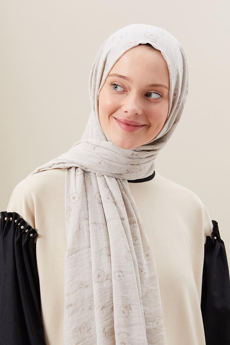 Fivescarf Vizon Gül Comfort Line Şal