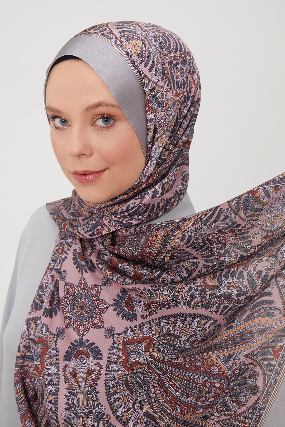 Fivescarf Vizon Motif Desen Brand Şal