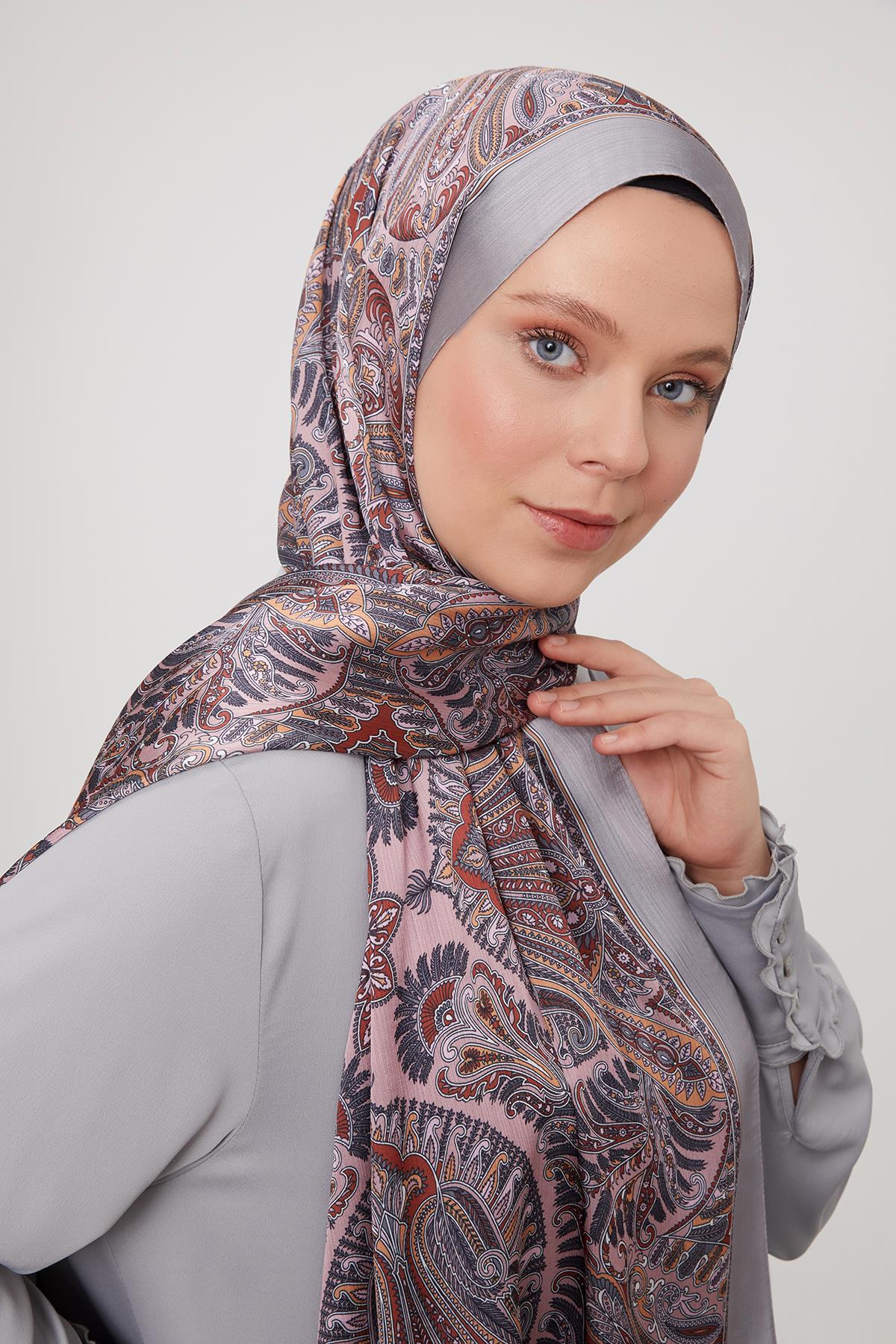 Fivescarf Vizon Motif Desen Brand Şal