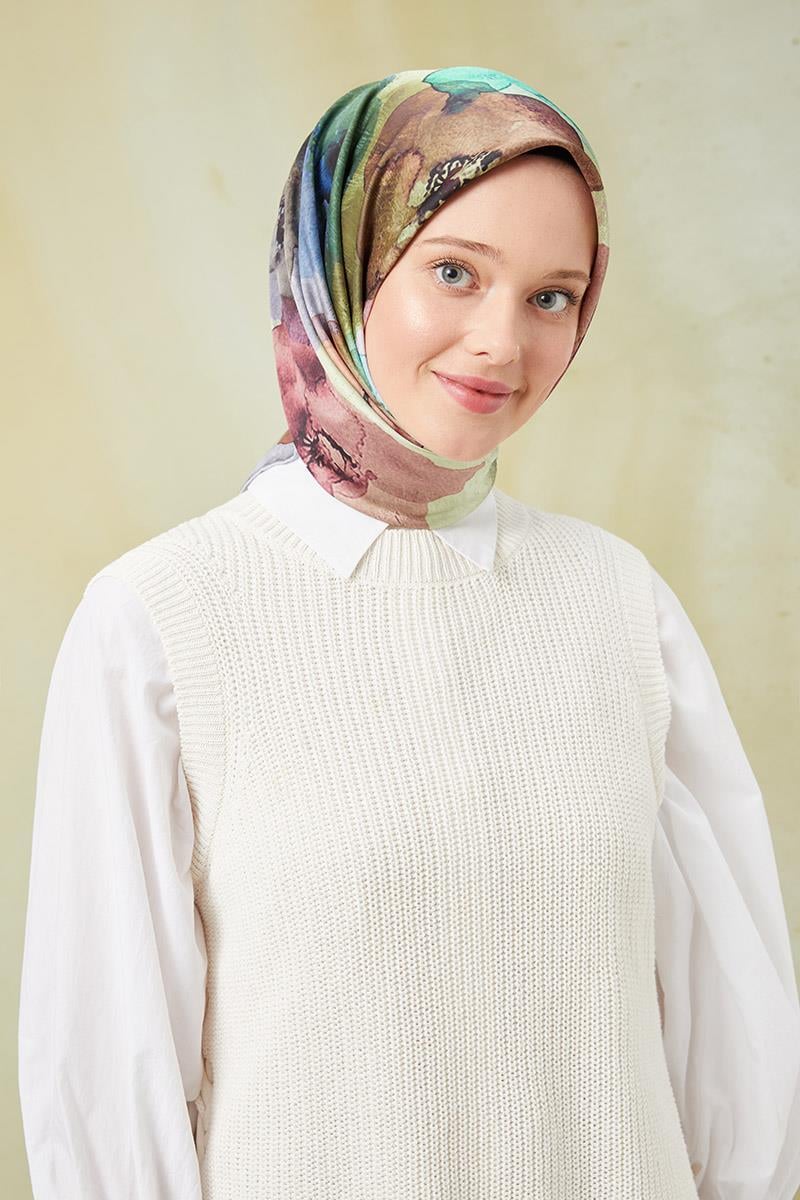 Fivescarf Vizon Twill Digital Eşarp
