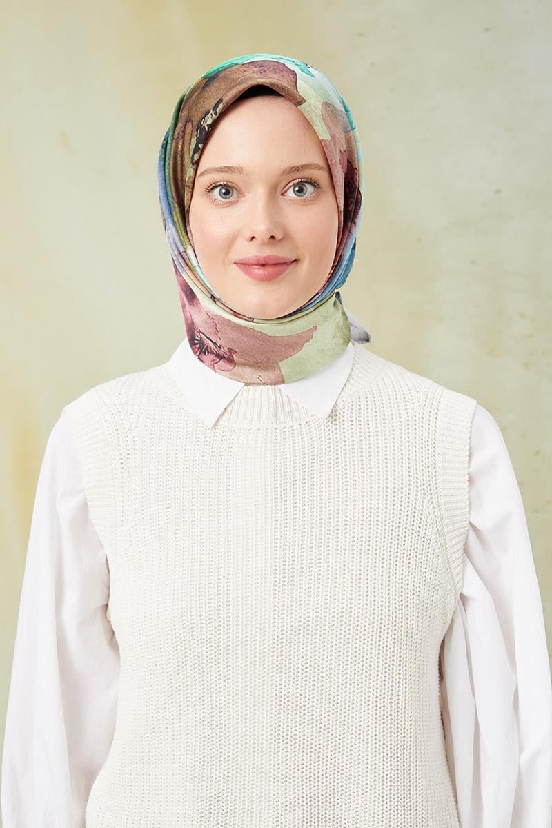 Fivescarf Vizon Twill Digital Eşarp