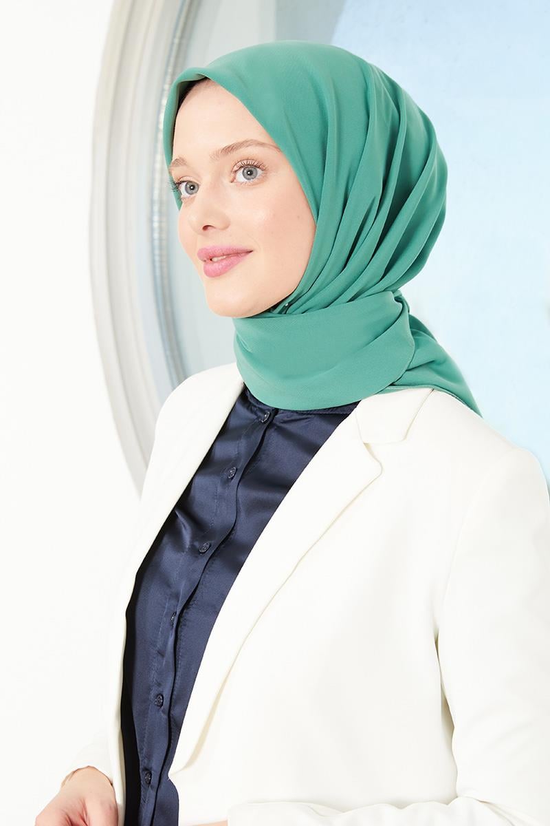 Fivescarf Yeşil Medine İpeği Eşarp